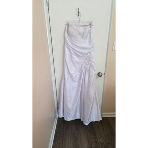 Fiesta Wedding Dress Womens 2X Bodycon Strapless White NWTD $129